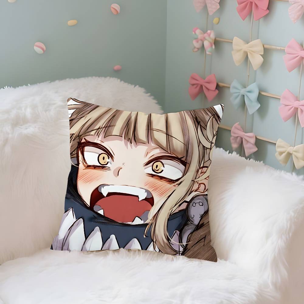 Anime Cute TtogahimikoS Case Plush Fabric Soft Pillowcase Double Sided Print Cushion Cover Household Gifts