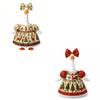 Red Bow Porch Goose Statue Red Truck Print Holiday Decor Ornament  Front Door Decor
