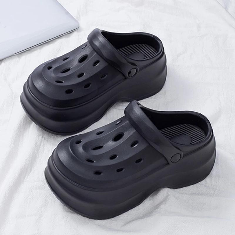 Fashion Rimocy 2025 New Womens Platform Clogs Sandals Thick Bottom Eva Garden Shoes Woman Summer Outdoor Non Slip Beach Sandalias Mujer