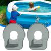 Pool Hose Support Brackets Swimming Pool Pipe Holder Plastic Texture Perfect for Pools Ground Mounted Stabilizers