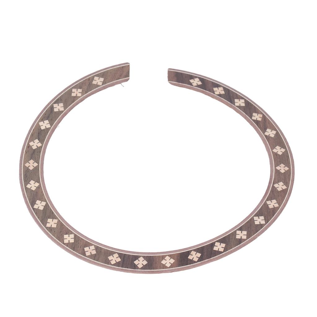 Soundhole Rosette Decal Sticker for Acoustic Classical 40in 41in Guitar Waterproof Guitar Wood Rosette Folk Soundhole