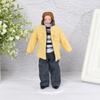1/12 Dollhouse Miniature Porcelain Doll People Model Beautiful Youth Boy Girl Decoration Doll House Plaything For Kids