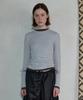 Aobteu Layered Long Sleeve T-Shirt - Grayish Blue