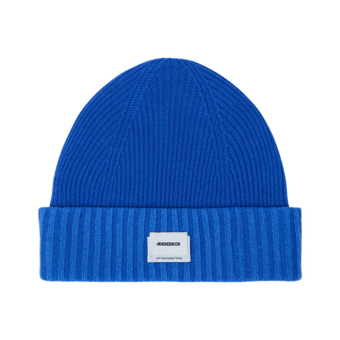 Ader Error Beanie Product. 5 Blue ONE SIZE