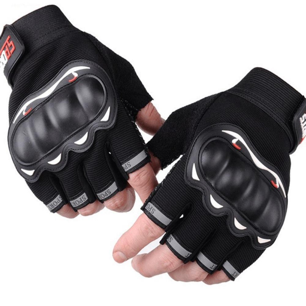 

Racing motorcycle gloves half finger summer riding gloves men s and women s touch screen breathable anti-drop knight long finger electric average size