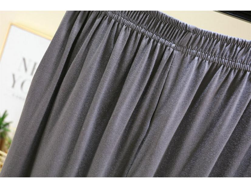 2023 Summer Loose Modal Pajama Shorts with Pockets - Lightweight, Anti-Exposure, Large Size.