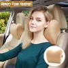 Winter Soft Car Headrest Neck Pillow for Seat Chair In Auto Memory Foam Cotton Cushion Fabric Cover Soft Head Rest Travel Support