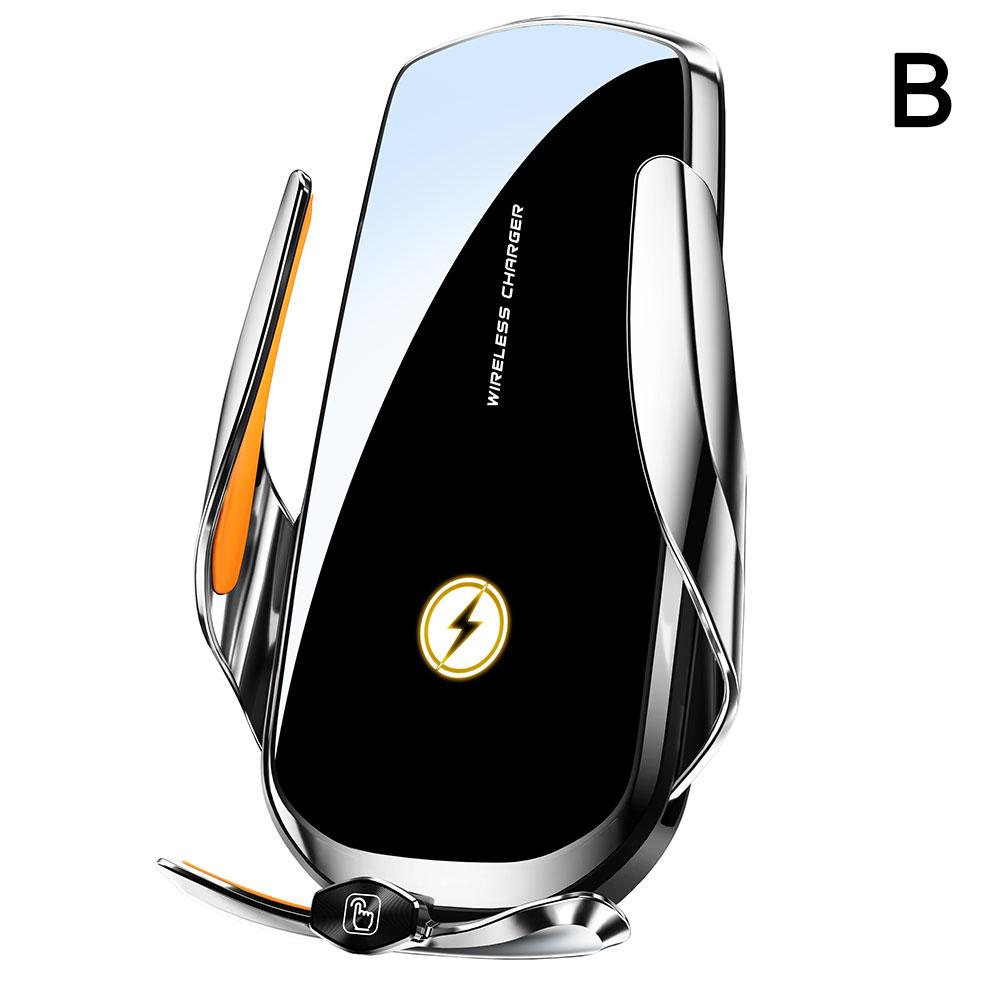 

Автоматическая интеллектуальная индукция Автоматическое открытие и закрытие 15 Вт Магнитная быстрая беспроводная зарядка Держатель для телефона Аксессуары для салона автомобиля серебряный