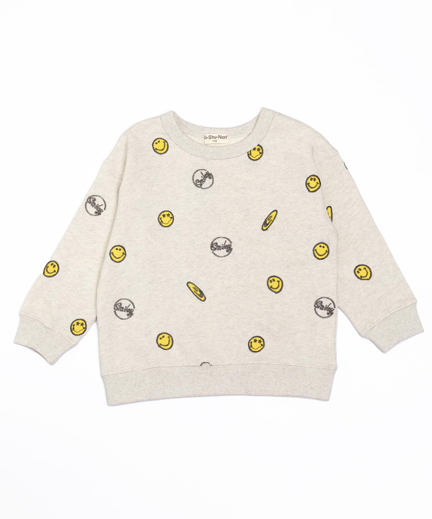

C.S.N.N. SMILEY FACE Sweatshirt, Kids , 22335211, Ivory