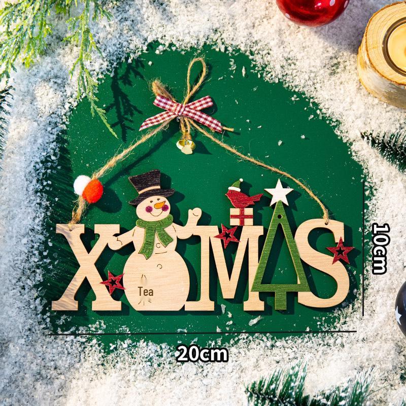 

Festive Merry Christmas Letter Sign: Holiday Decoration for Window or Desktop