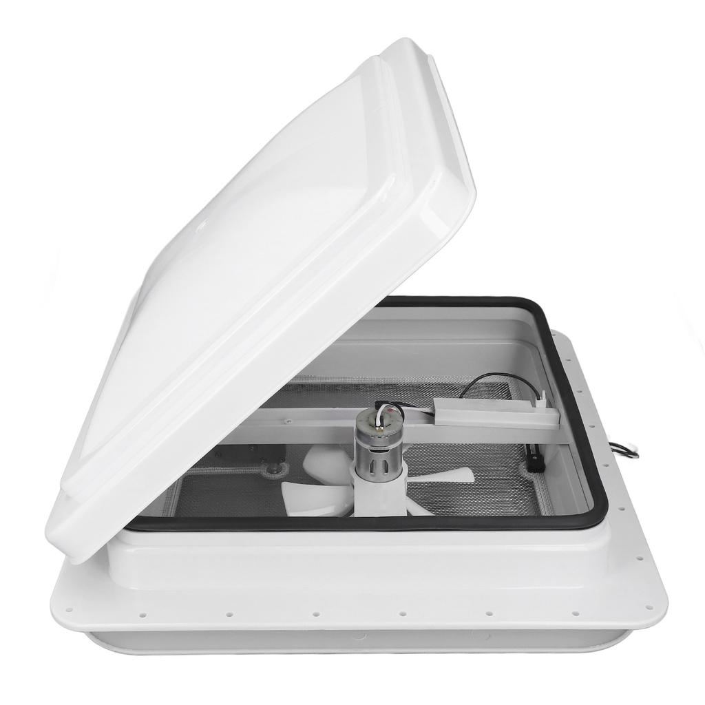 14 Inch Roof Vent Fan with 12V Motor Reversible Remote Control Exhaust Ventilation Fan for RV