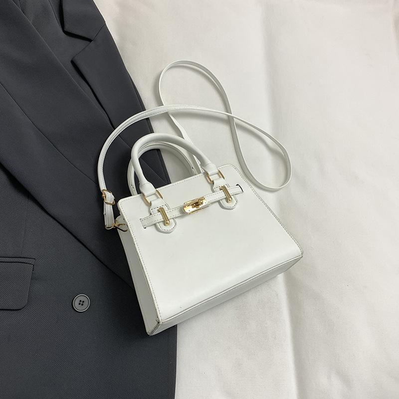 Handbag bag women's texture large capacity foreign style niche design women's bag small square bag simple shoulder messenger bag