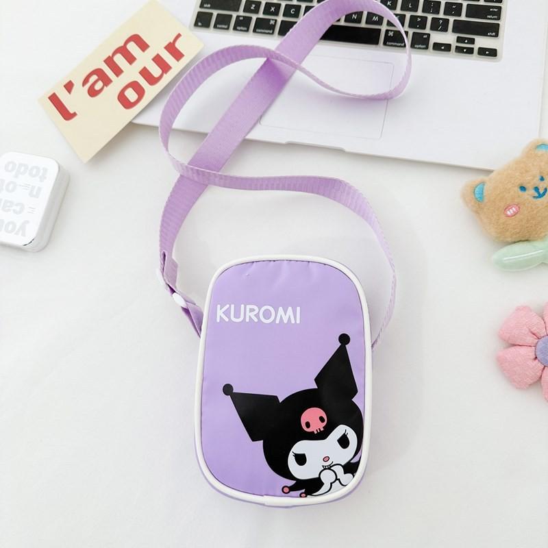 Kitty Kids Nylon Crossbody Bag With Lightweight Design For Daily Use Characters Included)**