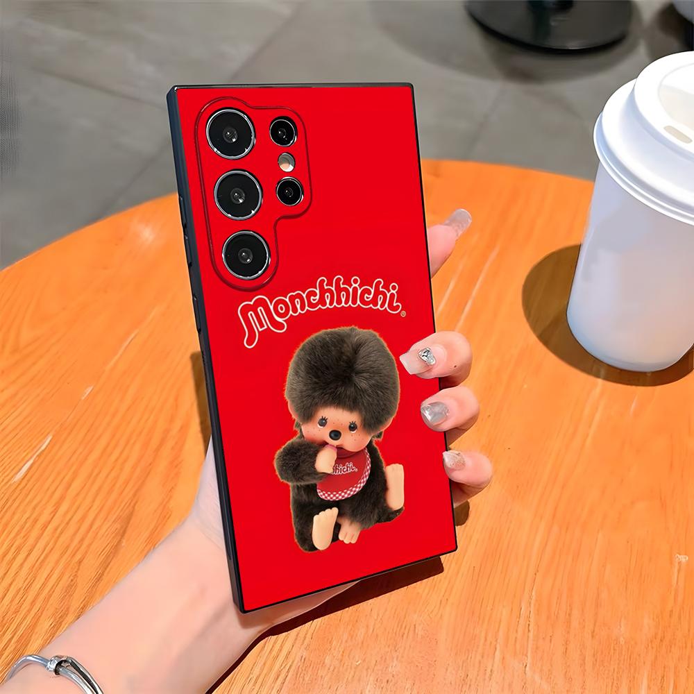

Cute M-monchhichis Phone Case For Samsung S26 S25 Ultra S24 S23 Fe S22 S20 S21 Plus A54 A34 A53 A16 Back Cover Samsung s23fe