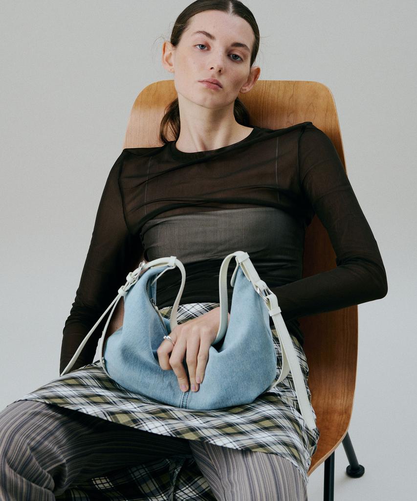 Lovecharm Elo Hobo Bag_Medium_Denim_2 Colors