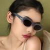 Y2K Sunglasses  Vintage Small Frame Glasses Men Women Oval Oval Sweet Cool Hot Girls Sun Eye Glasses