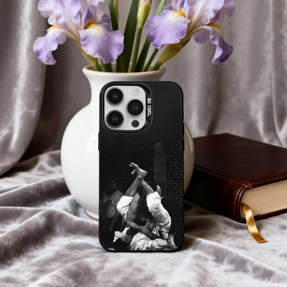 J-Jujitsu J-JudoS Phone Case For iPhone17,16,15,14,13,12,11 Plus,Pro Max Black Candy silver phone case