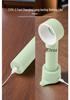 Portable USB Bladeless Mini Fan: Rechargeable, Creative Korean Design, Handheld Cooling Solution