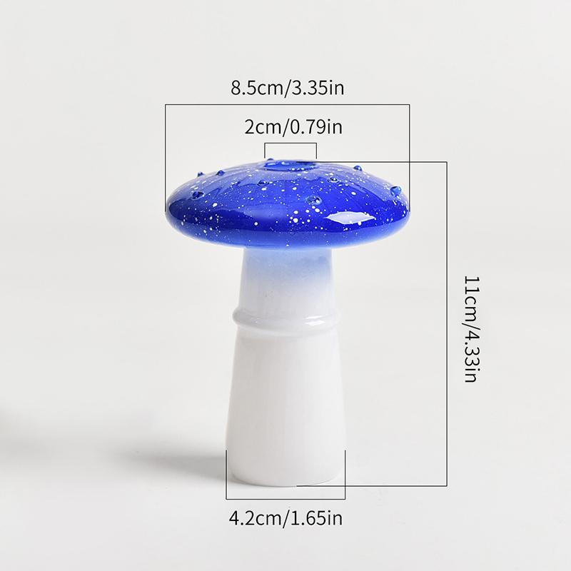 

1PC Mini Glass Vases Creative Hydroponic Plant Vase Living Room Dining Room Flower Vase Desktop Ornament 5 colors