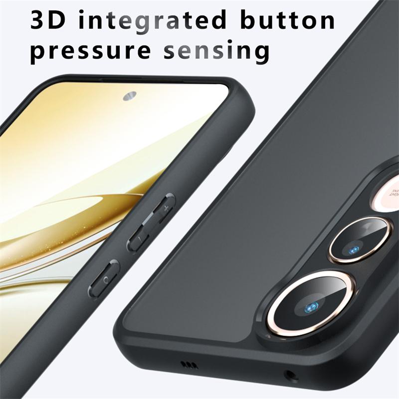 Translucent Matte Phone Case For Vivo V50 Lite Matte PC Full Back Cover For Vivo V50 Lite Case For Vivo V50 Lite Case 6.77 Inch