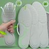 Memory Foam Orthopedic Insoles 20 Pairs Shock Absorbing Deodorizing Inserts for Sports Shoes Comfort Insoles for Men Women