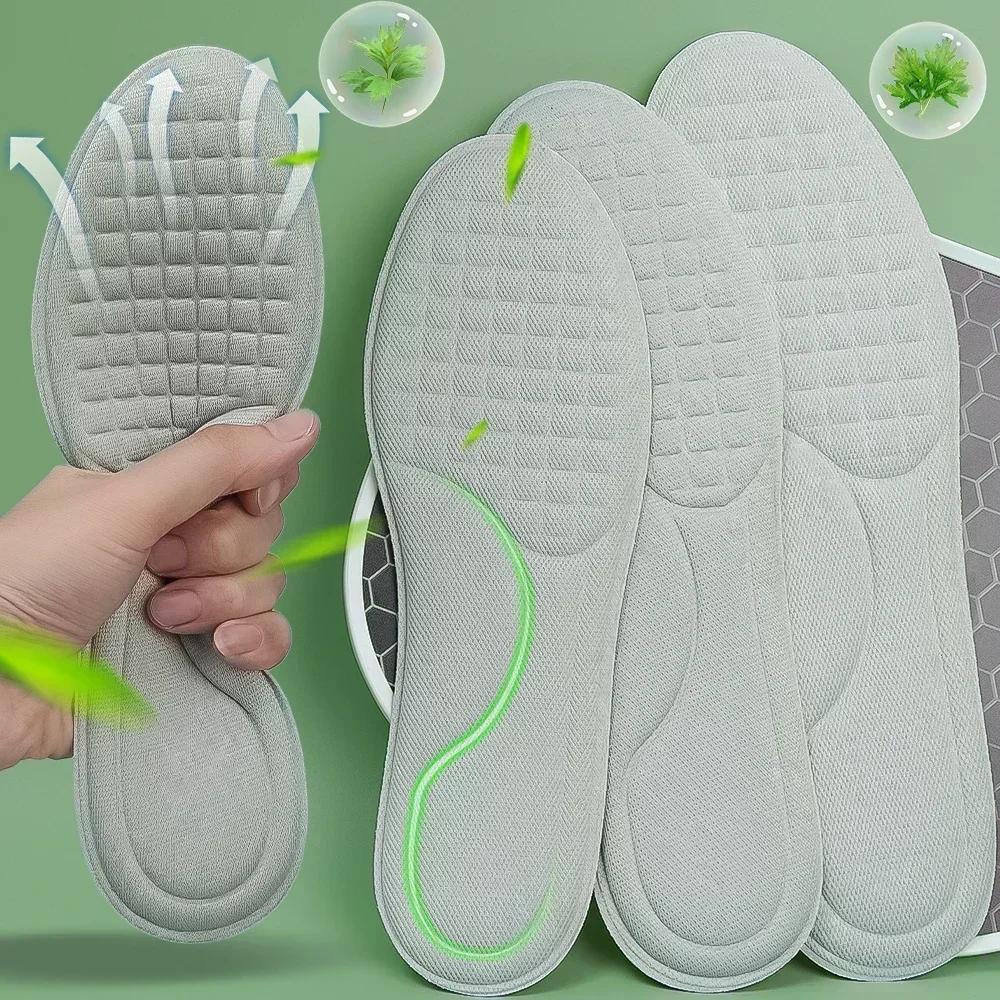 Memory Foam Orthopedic Insoles 20 Pairs Shock Absorbing Deodorizing Inserts for Sports Shoes Comfort Insoles for Men Women