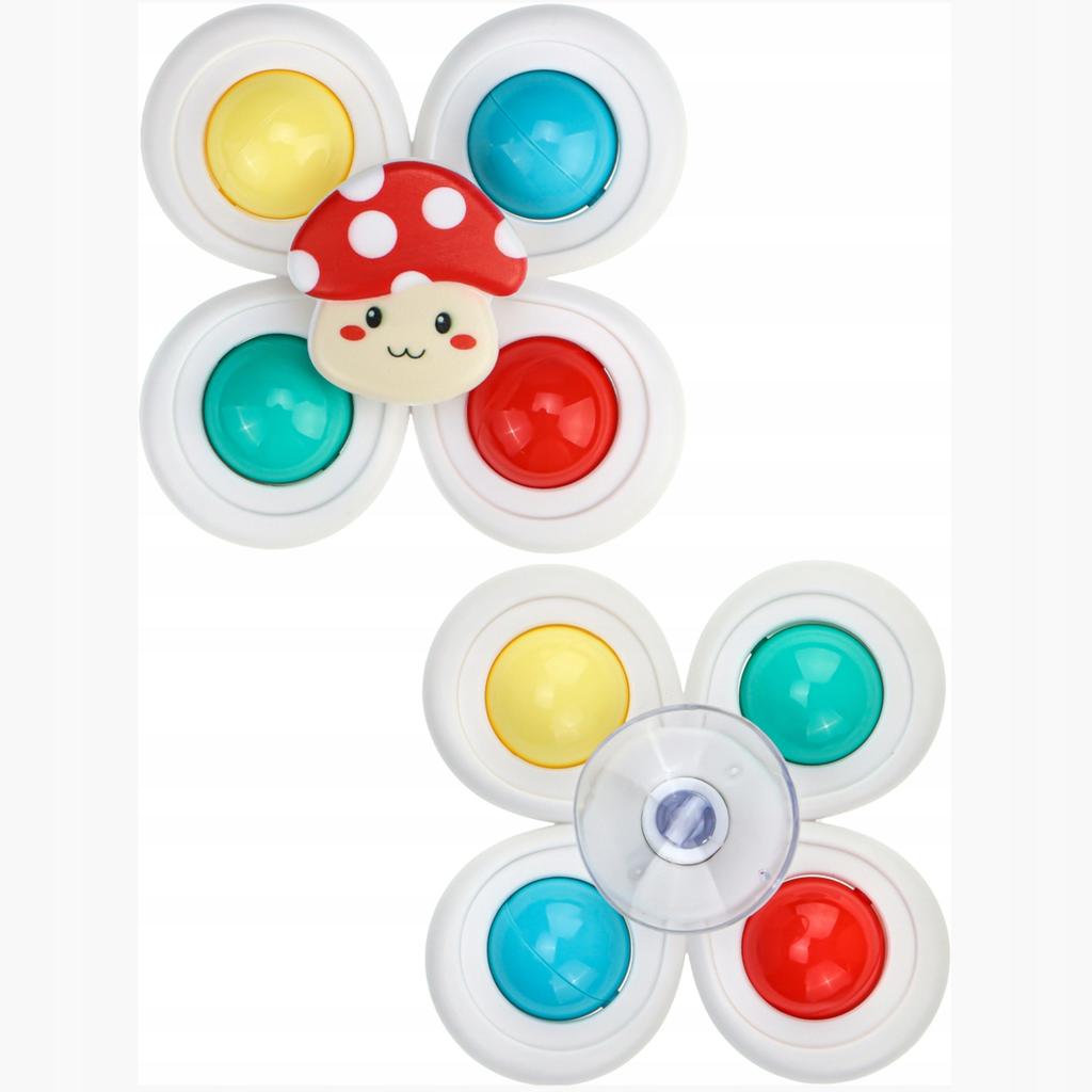 3 Sensory Suction Cups Rattle Spinner For Babies 168Jt-5