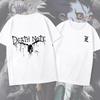 Men Women T-shirt Anime Death Note T Shirt Short Sleeve Tees Fitness Sports Suit