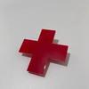 1/6pcs Y2K Red Cross Hair Clips for Women Girls Trendy Hair Accessories Hiphop Punk Barrettes Hair Pins Hairwear for Cool Girls