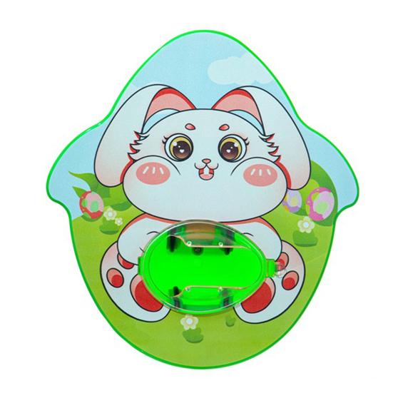 1 Set DIY Egg Toys Manual with Pen Hand-eye Coordination Color Cognition Brain Development Entertainment Smooth Easter Egg Machine Drawing Toys Gift