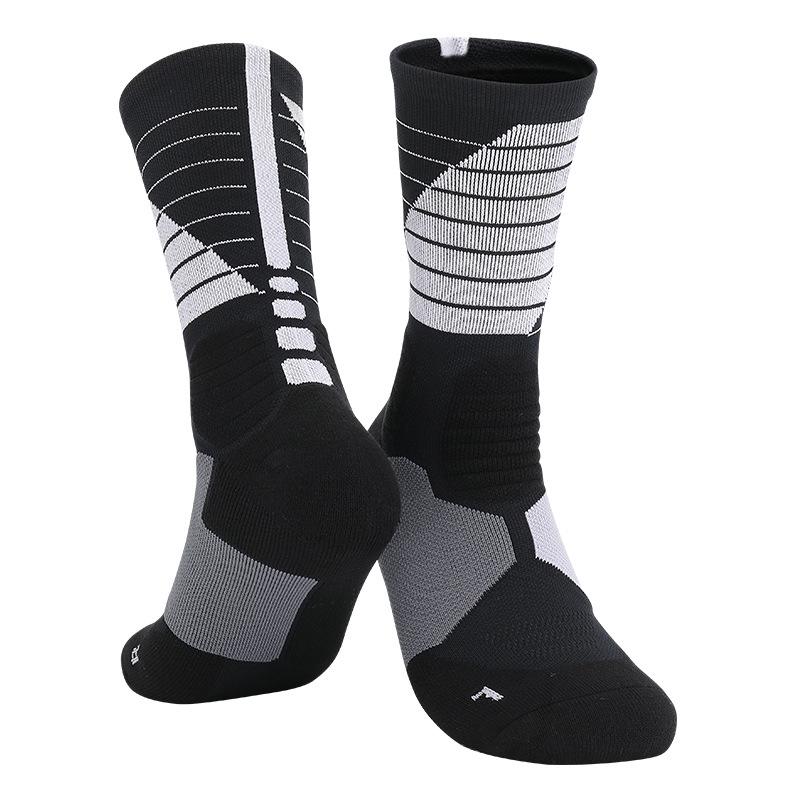 Men's Non-Slip Sweat-Absorbing Basketball Crew Socks