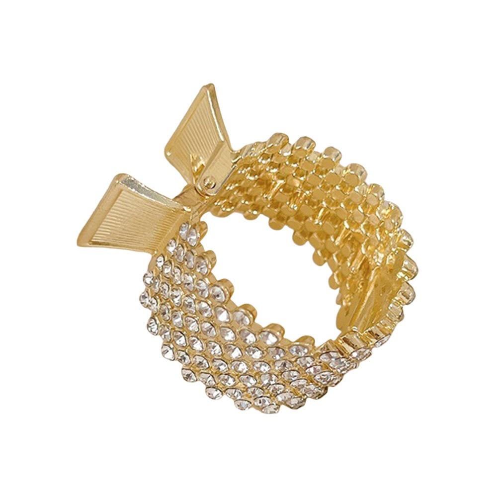 Full Diamond Rhinestone Hair Clip Elegant Shark Hair Claws New Ponytail Holder  Girl