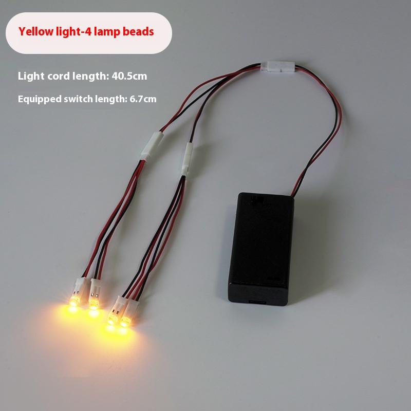 1 Stück DIY Kreatives Handgefertigtes Modell Licht Puppenhaus Ultrahelle 3V LED Lampenperlen Kleines Nachtlicht Nein. 5 Batterie Kleine Glühbirne