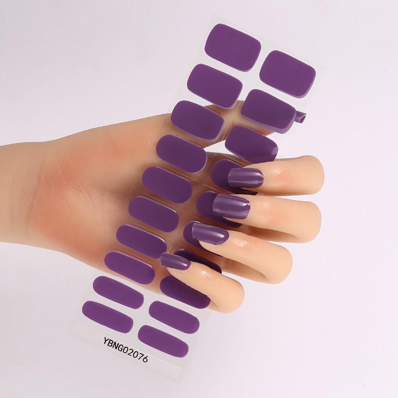 Semi-curing Light Therapy Nail Stickers Gel Nail Stickers Semi-curing Light Lamp Nail Stickers Harden, Last Long and Are Waterproof