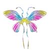 100cm×74cm Colorful Butterfly Wing Balloon For Children's And Boys' Happy Birthday Decoration Theme Party Aluminum Foil Balloons