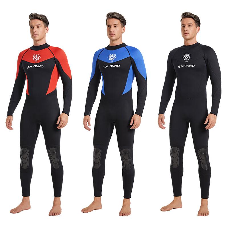 SAKINNO Men's 3mm Full Body Wetsuit