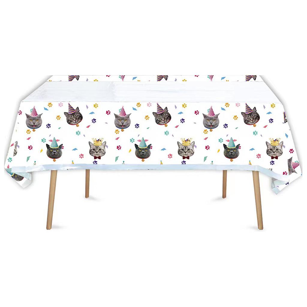 Katzen Partyzubehör Einweggeschirr Pappteller Pappbecher Papierservietten Mädchen Geburtstagsparty Dekoration