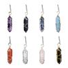 Hexagonal Crystal Spiritual Healing Stone Necklace Double Pointed Winding Wire Stone Jewelry Gift for Women Girls