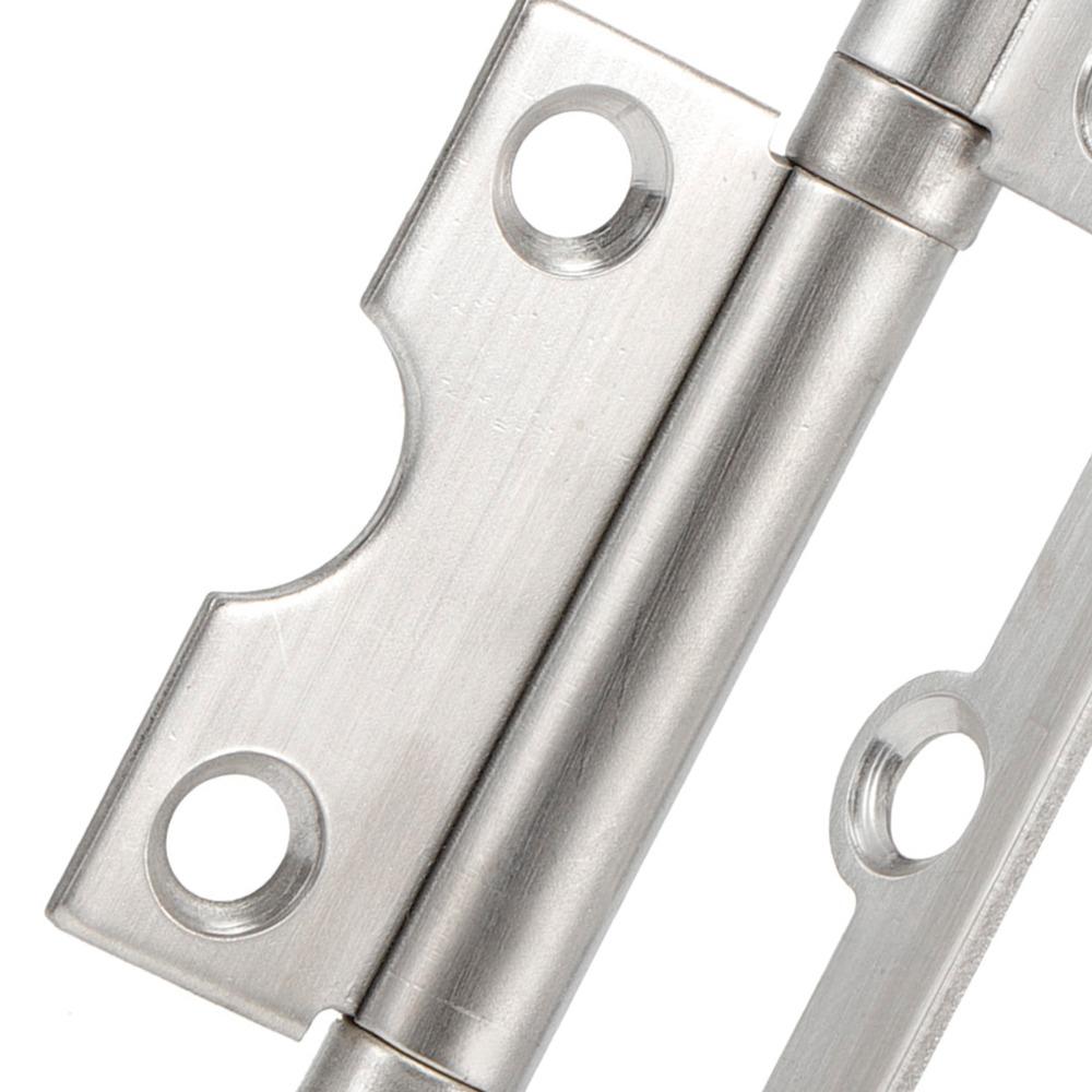 6pcs Stainless Steel Door Hinges Smooth Cabinet Hinges Mute Butterfly Hinges Wardrobe