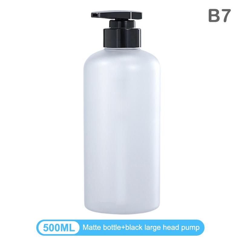 1Pcs Refillable 300/500 mL Dispenser Bottles – Empty Containers for Shampoo, Conditioner, Body Wash, and Liquid Soap