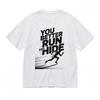 Women's Fashion Comfortable Classic T-Shirt Mens Womens Tees Top Runner Silhouette Design Cotton Tee