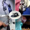 Universal Sewing Rolled Hemmer Foot 4PCS Rolled Hem Presser Foot 7/8/9/10mm Wide Rolling Hem Foot Sewing Machine Presser Feet Hemmer Home Industrial