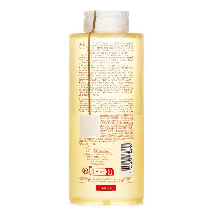 CLARINS Hydrating Toning Lotion with Aloe Vera & Saffron Flower Extract - For Normal to Dry Skin (Random Pack)