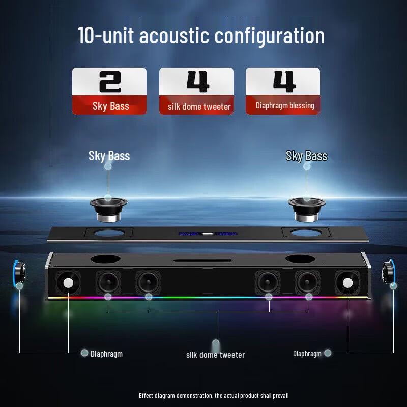 Newmine G69pro Soundbar Home KTV System CN plug (adapter included)