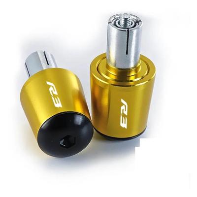 Motorrad Lenkerendgewichte Lenkerende Für Yamaha YZFR3 YZF-R3 YZF R3 2015-2023 Motorrad Lenkerendkappe (Gold)