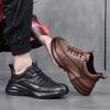 Fashion Golden Sapling Men's Shoes Leisure Elevated Shoes Autumn Spring Synthetic Male Casual Sneakers Tide Retro Thick Soled Sneaker