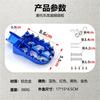 Universal Motorcycle Front Foot Pegs CNC Aluminum Anti-Slip Studded Pedals Dirt Bike Street Cruiser