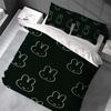 Cute M-Miffy Duvet Cover Set Home Style Bedding Soft Laundry Cotton Bed 3 Piece Set Student Dormitory Gift