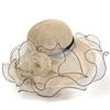 Summer New Hat Ladies Sunscreen Hat Elegant and Advanced Sunshade Top Hat Breathable Organza Bucket Hat