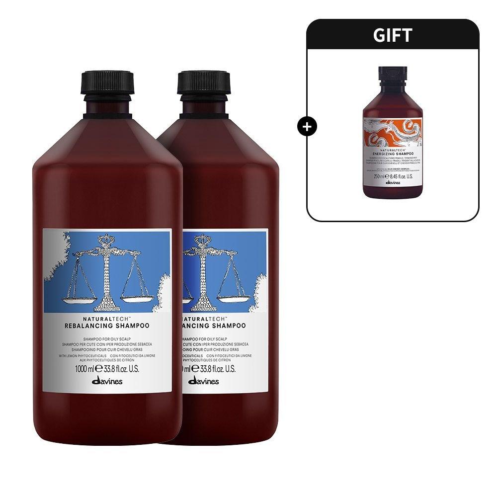 Rebalancing Shampoo 1000ml Duo (+Energizing Shampoo 250ml)